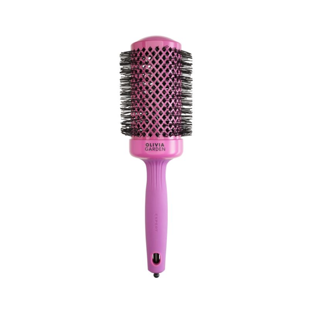 OLIVIA GARDEN BLOWOUT SHINE EXPERT PINK 55 plaukų šepetys