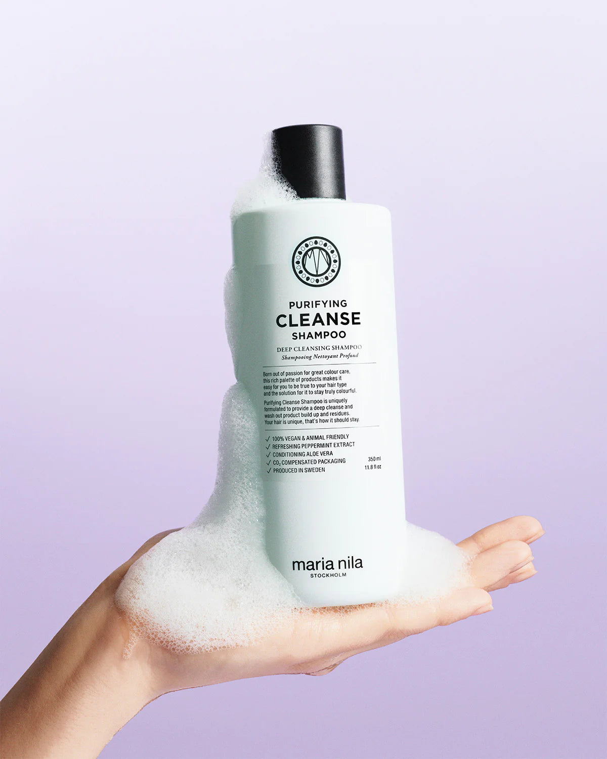 MARIA NILA Valomasis galvos odos ir plaukų šampūnas – Purifying Cleanse Shampoo 350ml