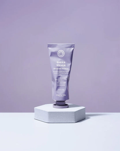 MARIA NILA Šviesiaplaukėms skirta greito poveikio kaukė – Sheer Silver Booster Masque 50ml