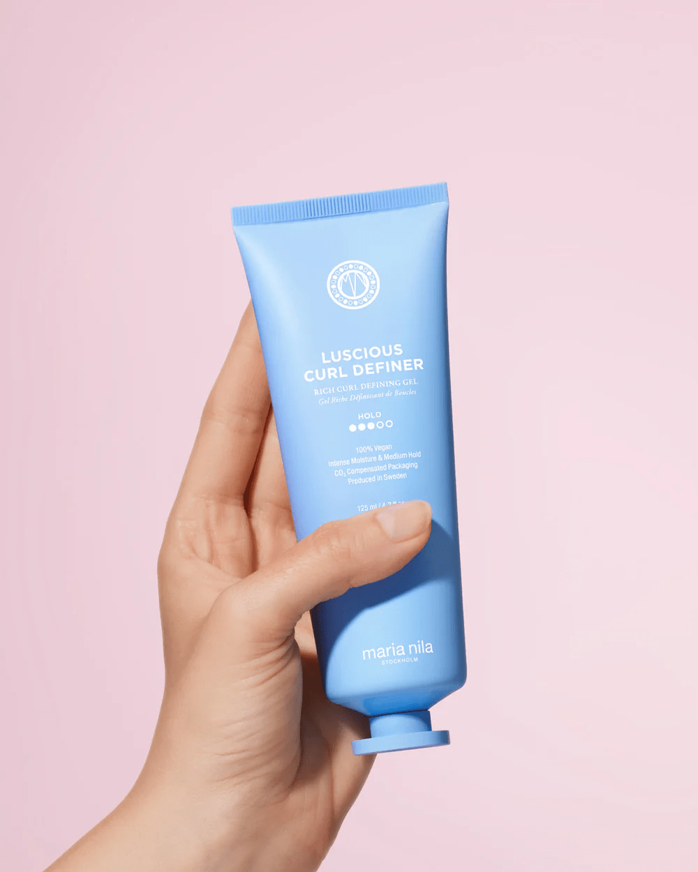 MARIA NILA Stipresnės fiksacijos formavimo gelis – Luscious Curl Definer 125ml