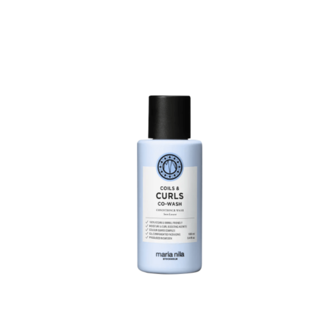 MARIA NILA Drėkinantis kondicionuojantis šampūnas garbanotiems plaukams – Coils & Curls Co-Wash
